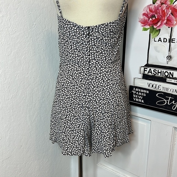 NWT Zara Floral Romper with Matching Hair Tie XS - Picture 6 of 8